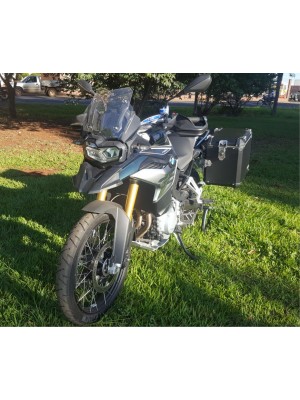 Bmw F850 Gs - par baus laterais alumínio 49/55 l par + suportes aço preto