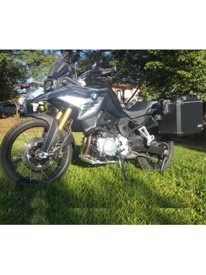 Bmw F850 Gs - par baus laterais alumínio 49/55 l + suportes inox 